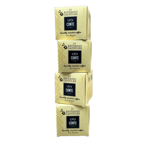 ESPRESSO CAPSULES ORO BLEND MEDIUM ROAST 10TMX