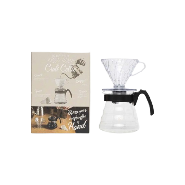 Hario V60-02 Pour Over Kit Σετ χειροκίνητης εκχύλισης καφέ φίλτρου