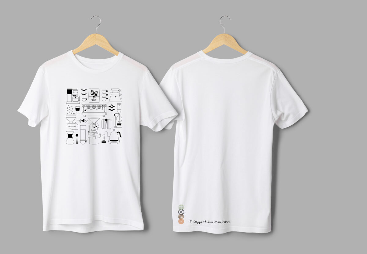 T-Shirt Conte Barista Sketch Tee