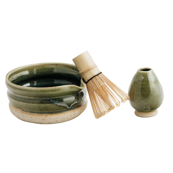ΧΕΙΡΟΠΟΙΗΤΟ ΚΕΡΑΜΙΚΟ ΣΕΤ MATCHA ΠΡΑΣΙΝΟ