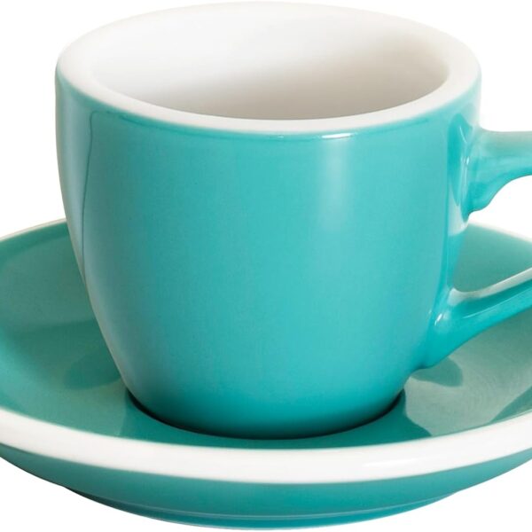 LOVERAMICS ESPRESSO CUP WITH SAUCER 80ml 2.7Oz
