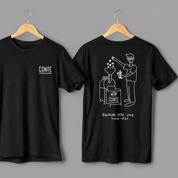 CONTE THE ROASTER TSHIRT BLACK